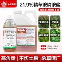 利尔金草欢20%精草铵膦铵盐草铵磷 荒地果园牛筋草小飞蓬除草剂